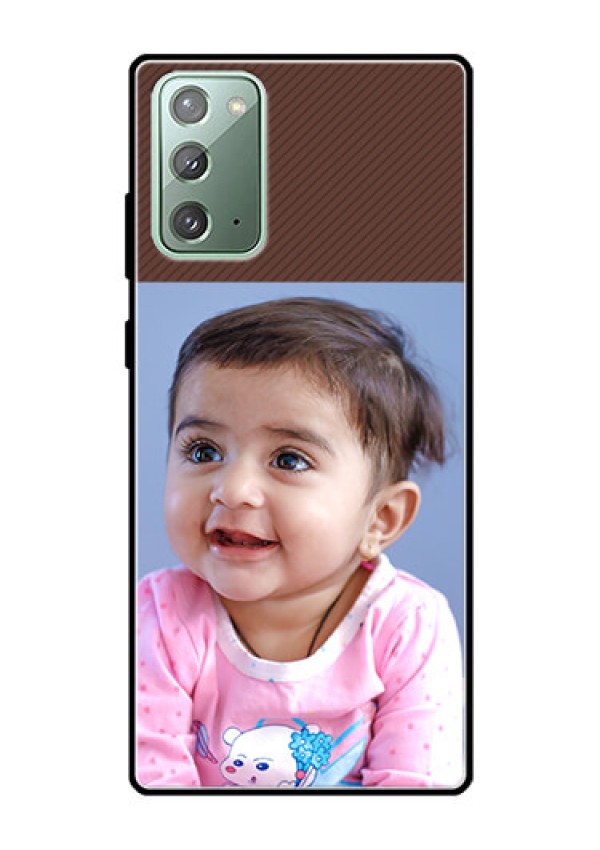 Galaxy Note 20 Custom Glass Mobile Case  - Elegant Case Design