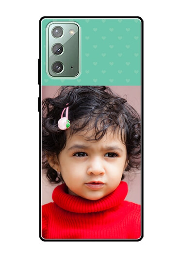 Galaxy Note 20 Custom Glass Phone Case  - Lovers Picture Design