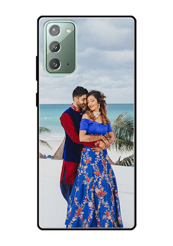 Galaxy Note 20 Photo Printing on Glass Case  - Upload Full Picture Design
