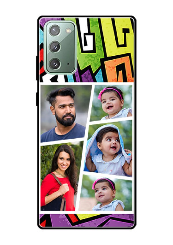 Galaxy Note 20 Custom Glass Phone Case  - Graffiti pattern Design