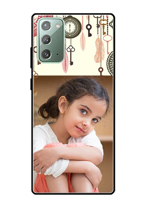 Galaxy Note 20 Custom Glass Mobile Case  - Boho Style Design