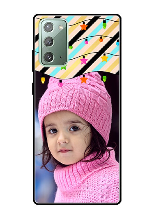Galaxy Note 20 Custom Glass Mobile Case  - Lights Hanging Design