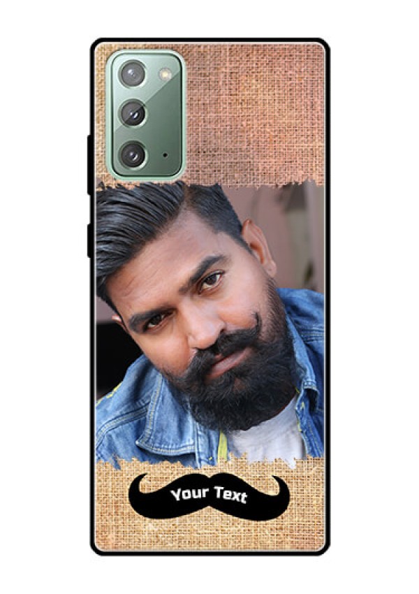 Galaxy Note 20 Personalized Glass Phone Case  - with Texture Design