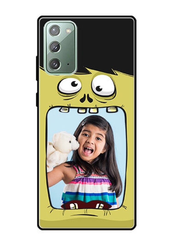Galaxy Note 20 Personalized Glass Phone Case  - Cartoon monster back case Design