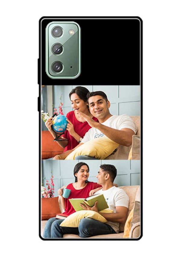 Galaxy Note 20 2 Images on Glass Phone Cover