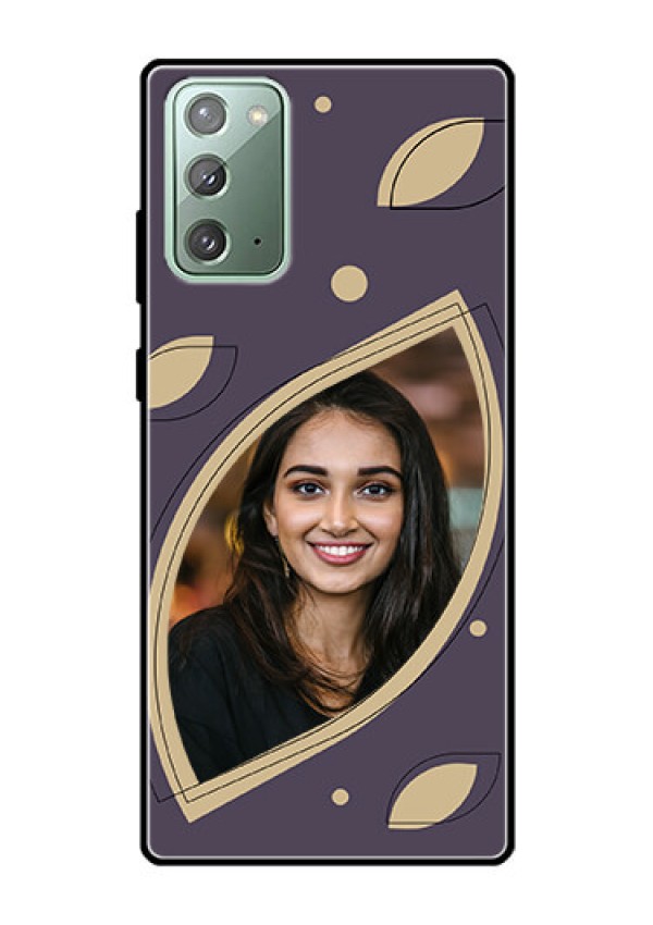 Galaxy Note 20 Custom Glass Mobile Case - Falling Leaf Design