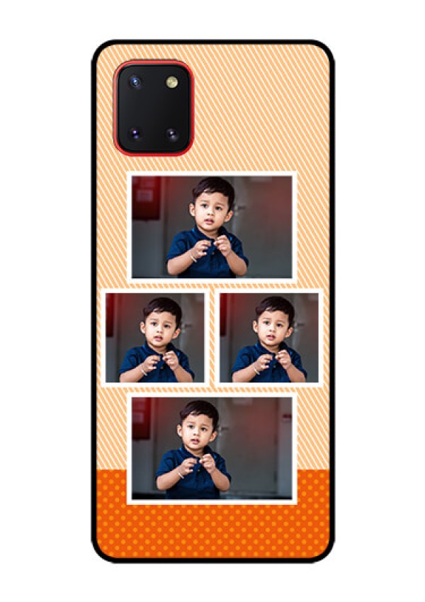 Galaxy Note10 Lite Photo Printing on Glass Case - Bulk Photos Upload Design