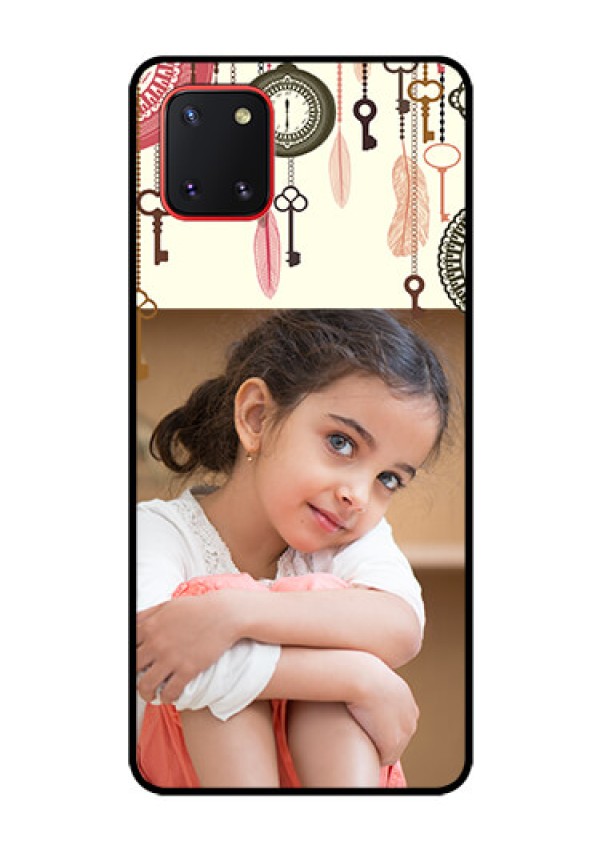 Galaxy Note10 Lite Custom Glass Mobile Case - Boho Style Design