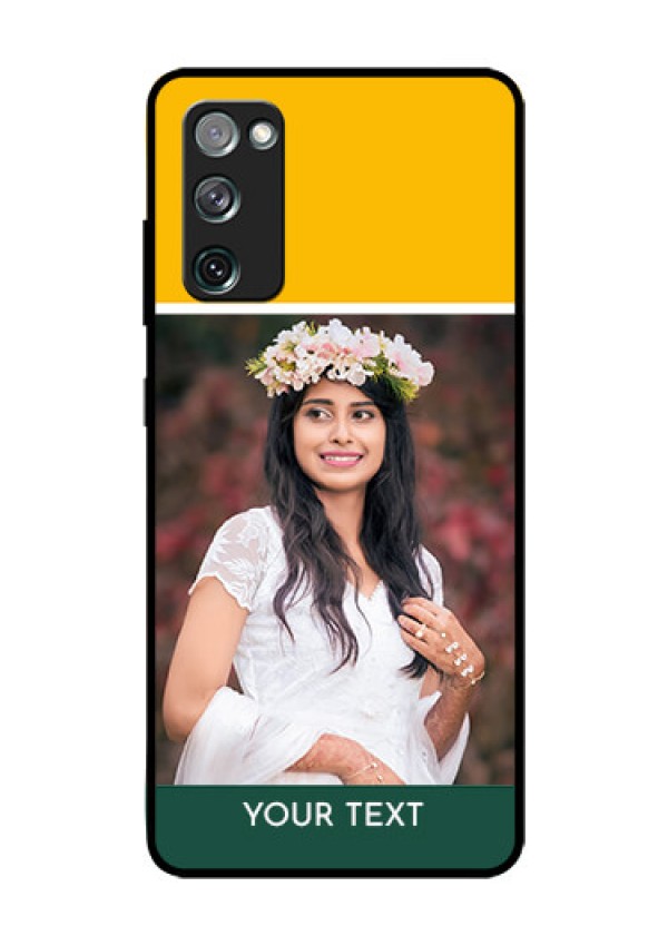 Galaxy S20 FE 5G Photo Printing on Glass Case  - Love You Design