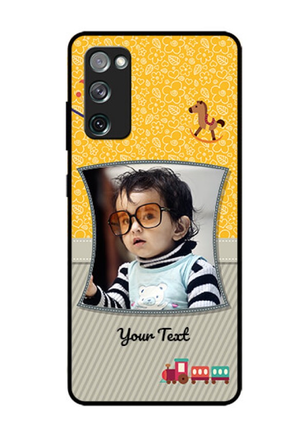 Galaxy S20 FE 5G Personalized Glass Phone Case  - Baby Picture Upload Design