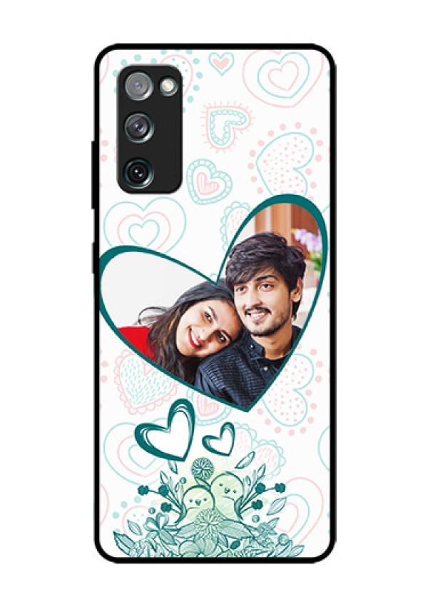 Galaxy S20 FE 5G Photo Printing on Glass Case  - Premium Couple Design