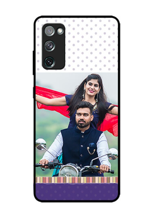 Galaxy S20 FE 5G Photo Printing on Glass Case  - Cute Family Design