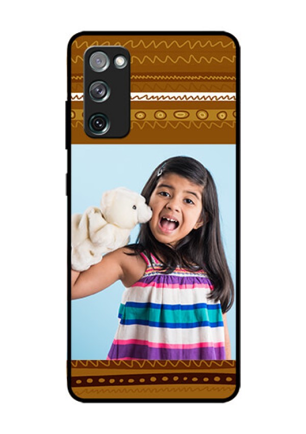 Galaxy S20 FE 5G Custom Glass Phone Case  - Friends Picture Upload Design 