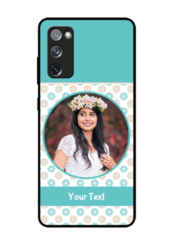Galaxy S20 FE 5G Custom Glass Mobile Case  - Beautiful Flowers Design
