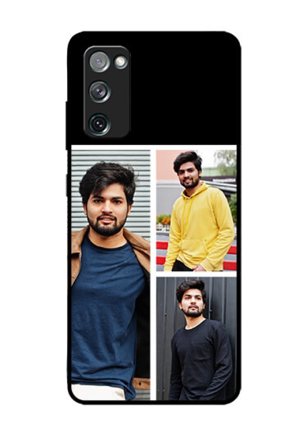 Galaxy S20 FE 5G Photo Printing on Glass Case  - Upload Multiple Picture Design