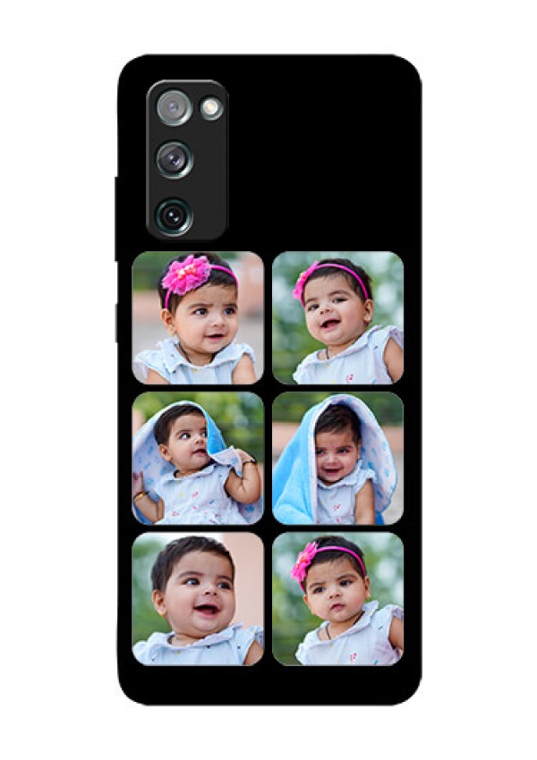 Galaxy S20 FE 5G Photo Printing on Glass Case  - Multiple Pictures Design