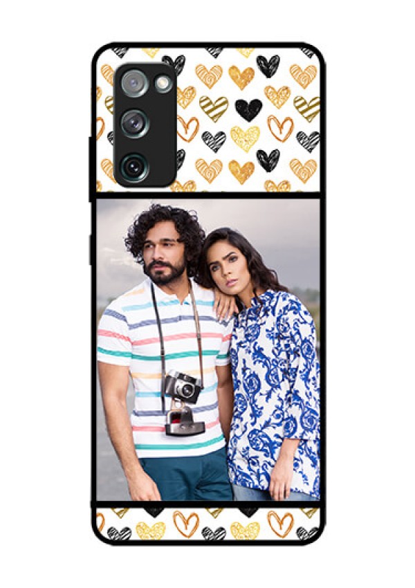 Galaxy S20 FE 5G Photo Printing on Glass Case  - Love Symbol Design
