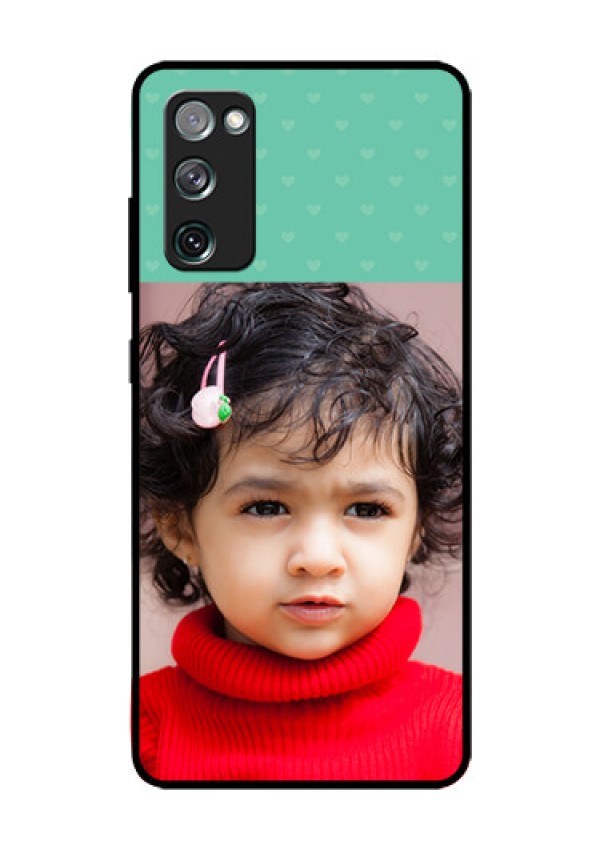 Galaxy S20 FE 5G Custom Glass Phone Case  - Lovers Picture Design