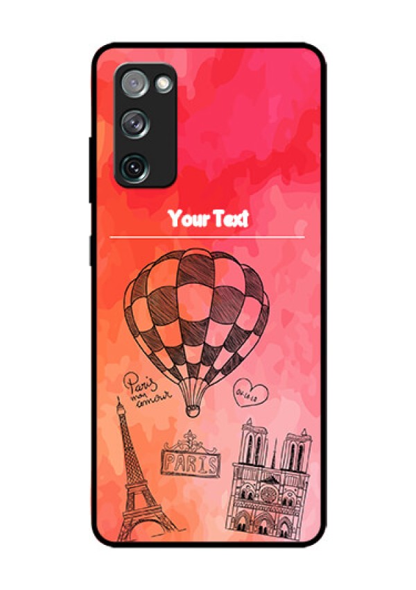 Galaxy S20 FE 5G Custom Glass Phone Case  - Paris Theme Design