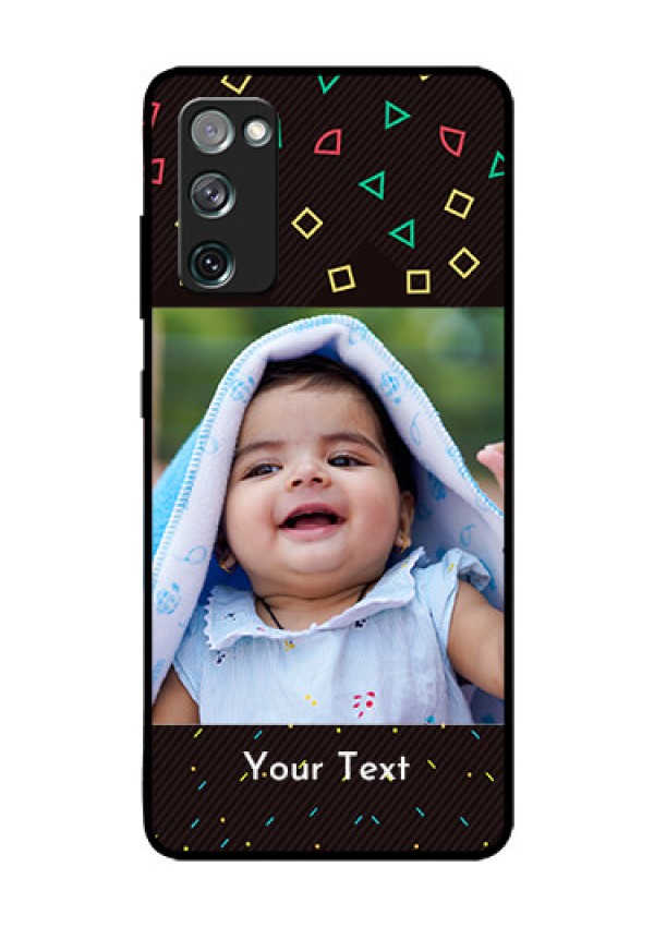 Galaxy S20 FE 5G Custom Glass Phone Case  - with confetti birthday design