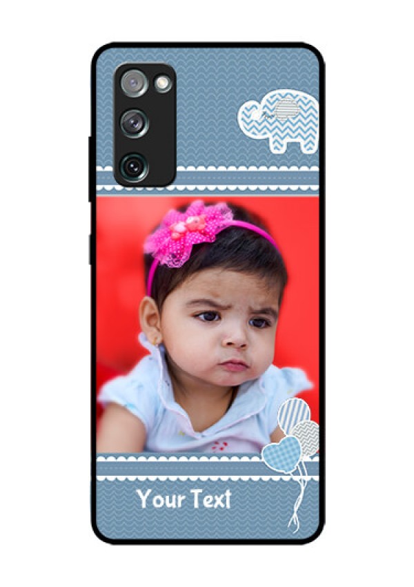 Galaxy S20 FE 5G Photo Printing on Glass Case  - with Kids Pattern Design