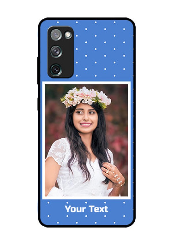 Galaxy S20 FE 5G Photo Printing on Glass Case  - Polka dots design