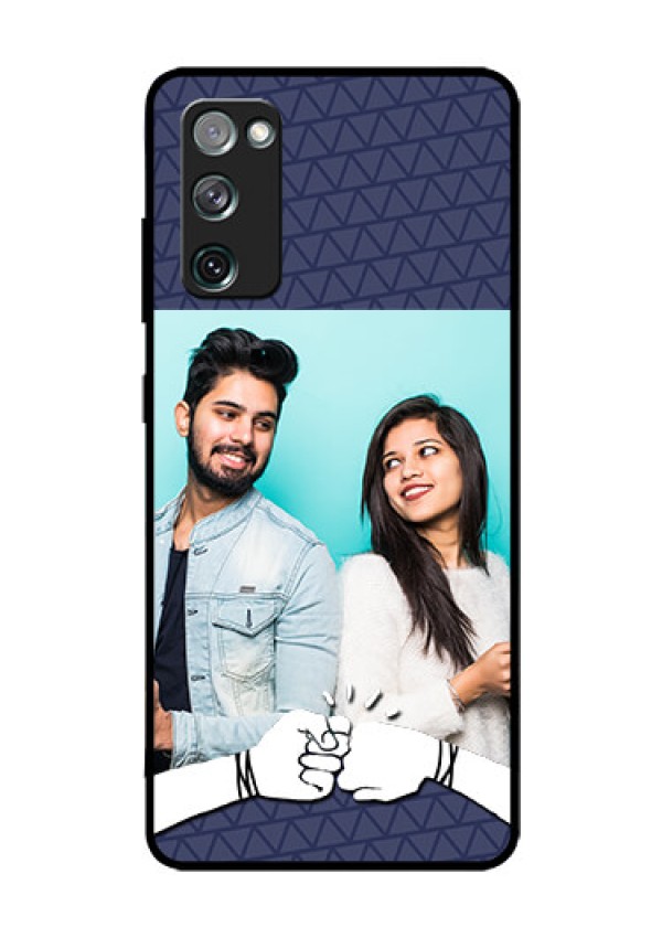 Galaxy S20 FE 5G Photo Printing on Glass Case  - with Best Friends Design  