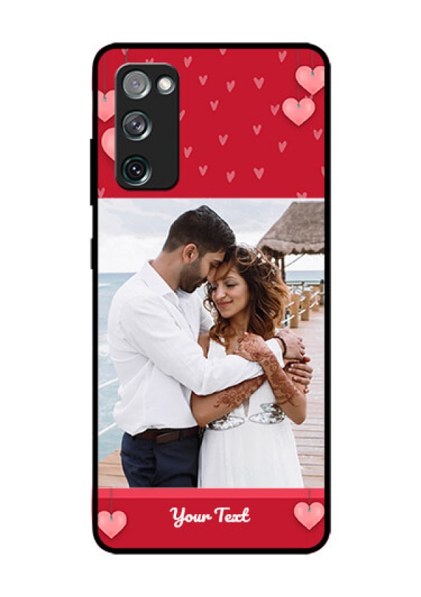Galaxy S20 FE 5G Custom Glass Phone Case  - Valentines Day Design