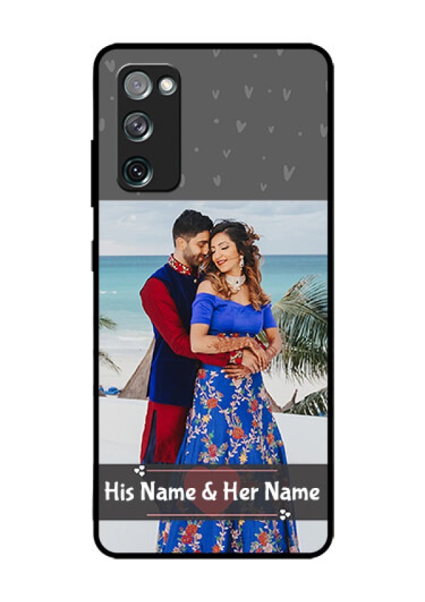 Galaxy S20 FE 5G Custom Glass Mobile Case  - Buy Love Design with Photo Online