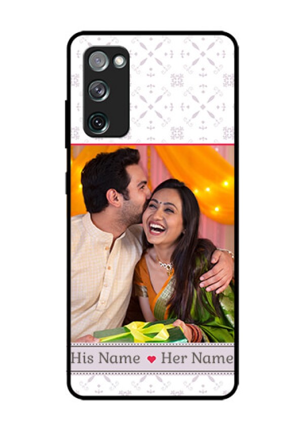 Galaxy S20 FE 5G Custom Glass Mobile Case  - with Photo and Ethnic Design