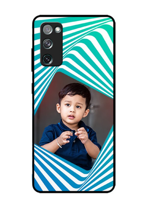 Galaxy S20 FE 5G Personalized Glass Phone Case  - Abstract Spiral Design