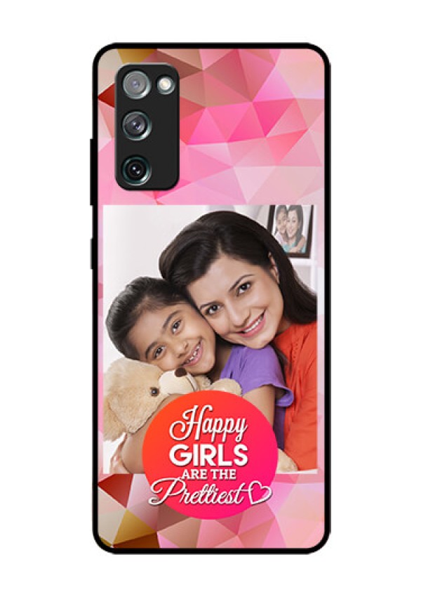 Galaxy S20 FE 5G Photo Printing on Glass Case  - Abstract Triangle Design