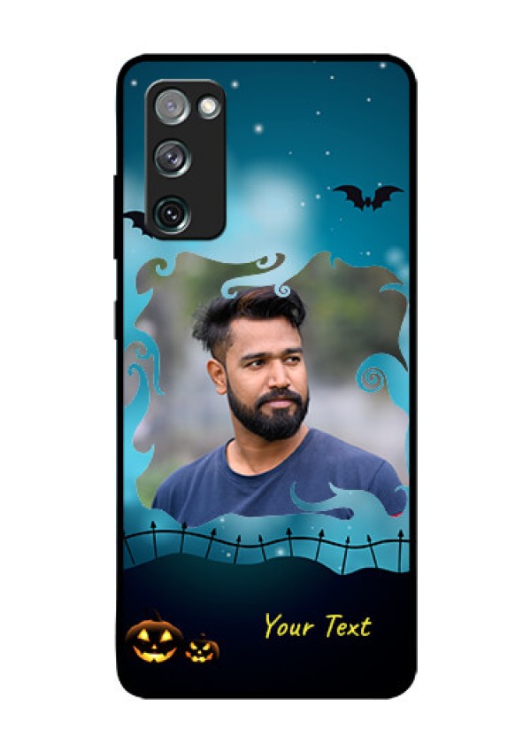 Galaxy S20 FE 5G Custom Glass Phone Case  - Halloween frame design
