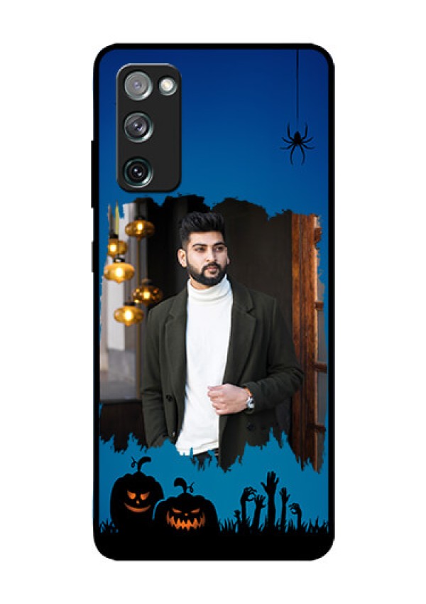 Galaxy S20 FE 5G Photo Printing on Glass Case  - with pro Halloween design 