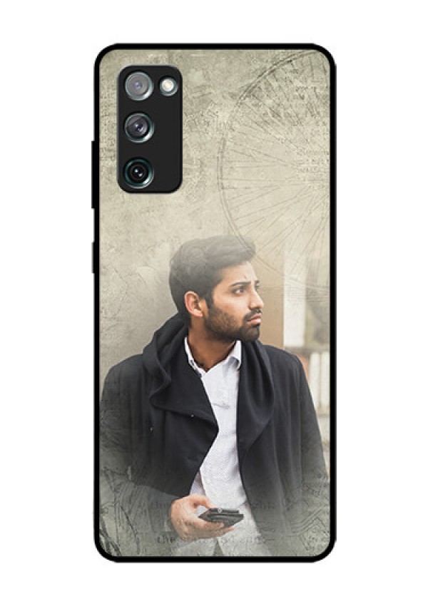 Galaxy S20 FE 5G Custom Glass Phone Case  - with vintage design