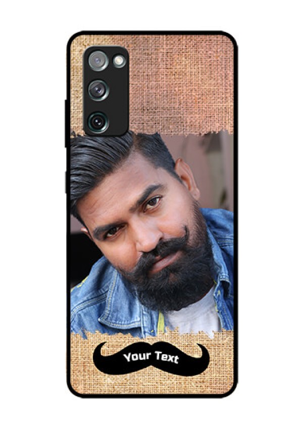 Galaxy S20 FE 5G Personalized Glass Phone Case  - with Texture Design