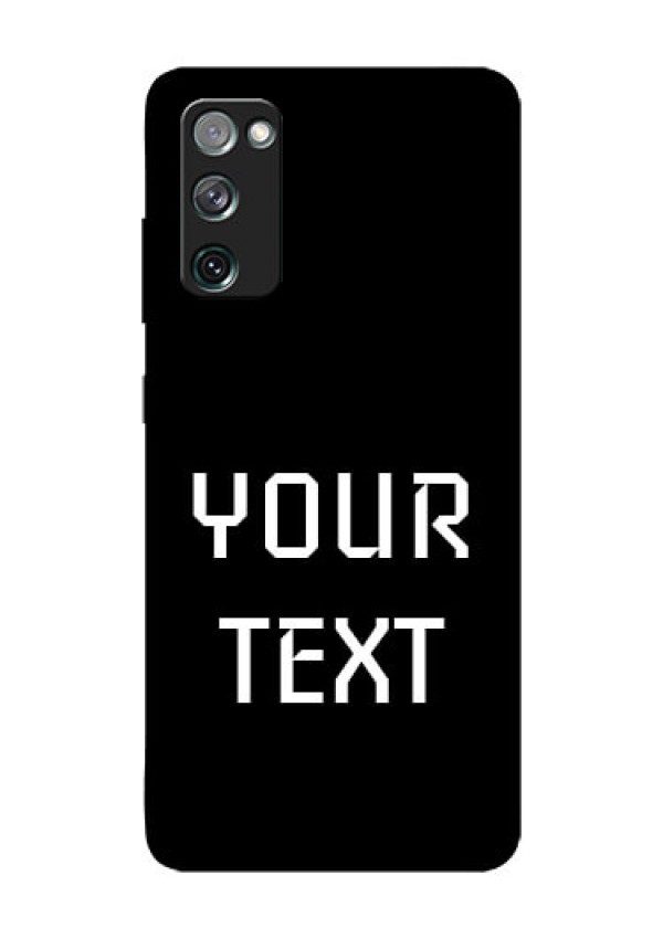 Galaxy S20 FE 5G Your Name on Glass Phone Case