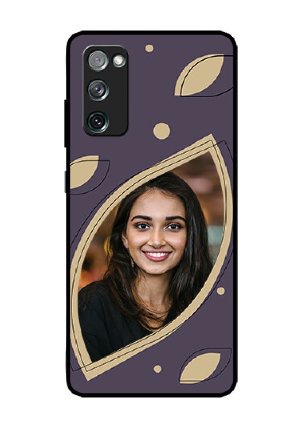 Galaxy S20 Fe 5G Custom Glass Mobile Case - Falling Leaf Design