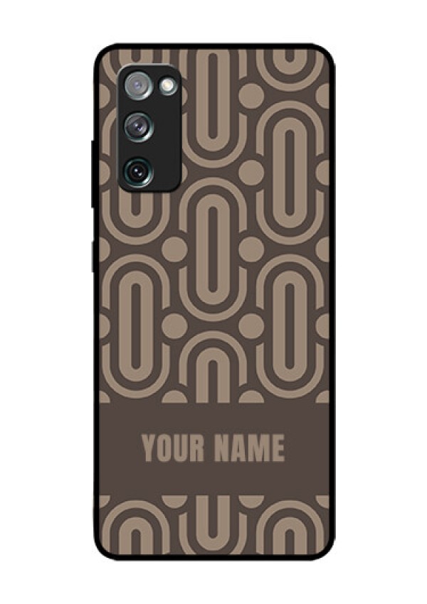 Galaxy S20 Fe 5G Custom Glass Phone Case - Captivating Zero Pattern Design