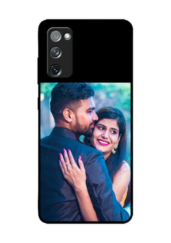 Galaxy S20 Fe 5G Custom Glass Phone Case - Upload Full Picture With Custom Color Design