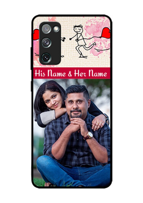 Galaxy S20 Fe Photo Printing on Glass Case  - You and Me Case Design