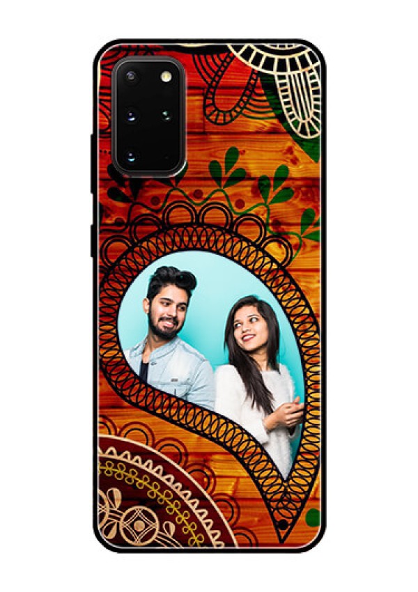 Galaxy S20 Plus Personalized Glass Phone Case  - Abstract Colorful Design
