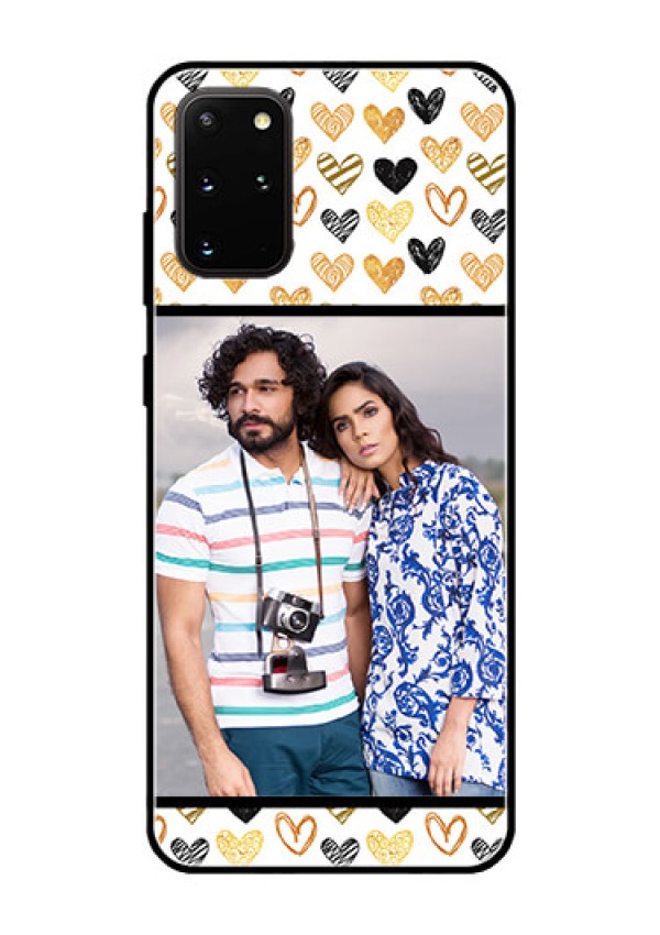 Galaxy S20 Plus Photo Printing on Glass Case  - Love Symbol Design