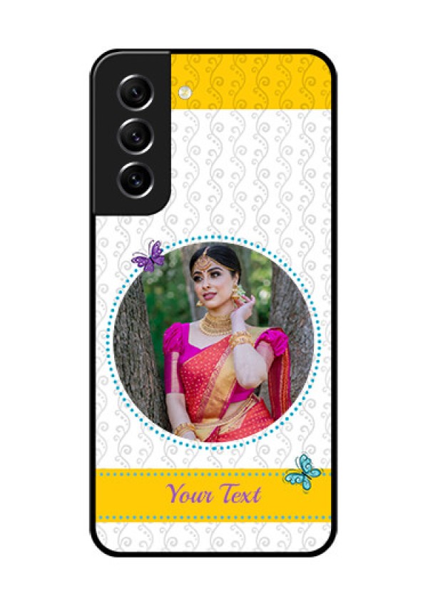 Galaxy S21 FE 5G Custom Glass Mobile Case - Girls Premium Case Design