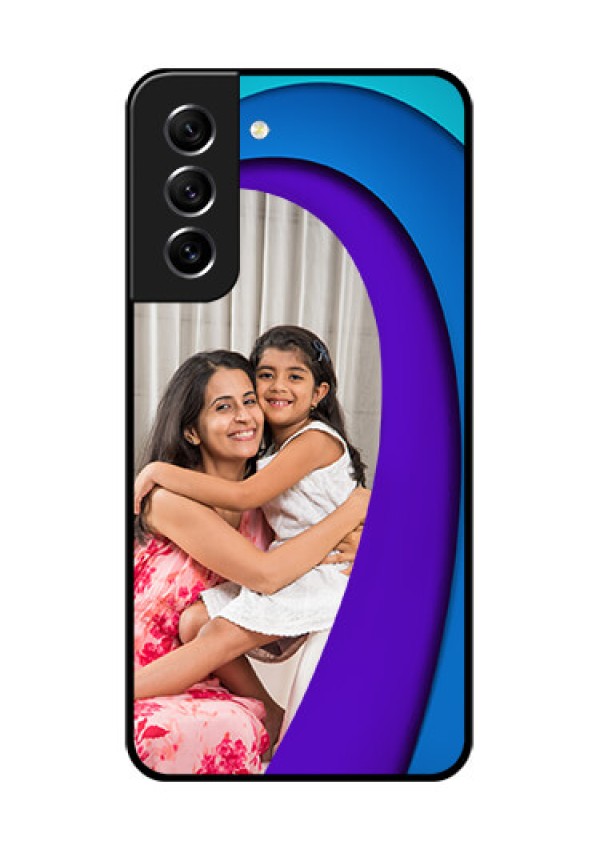 Galaxy S21 FE 5G Photo Printing on Glass Case - Simple Pattern Design