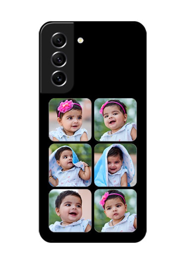 Galaxy S21 FE 5G Photo Printing on Glass Case - Multiple Pictures Design