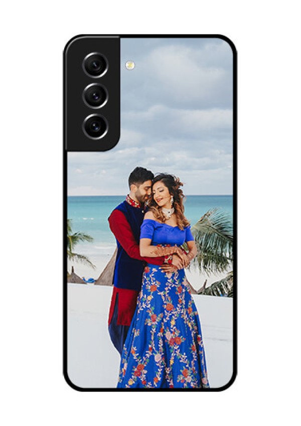 Galaxy S21 FE 5G Photo Printing on Glass Case - Upload Full Picture Design
