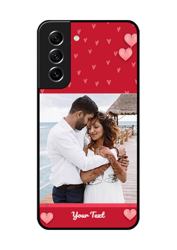 Galaxy S21 FE 5G Custom Glass Phone Case - Valentines Day Design
