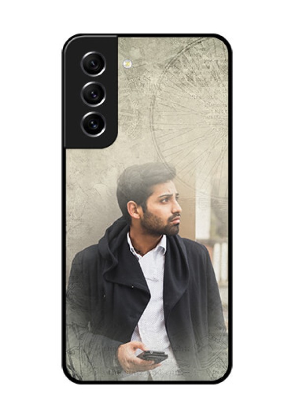 Galaxy S21 FE 5G Custom Glass Phone Case - with vintage design