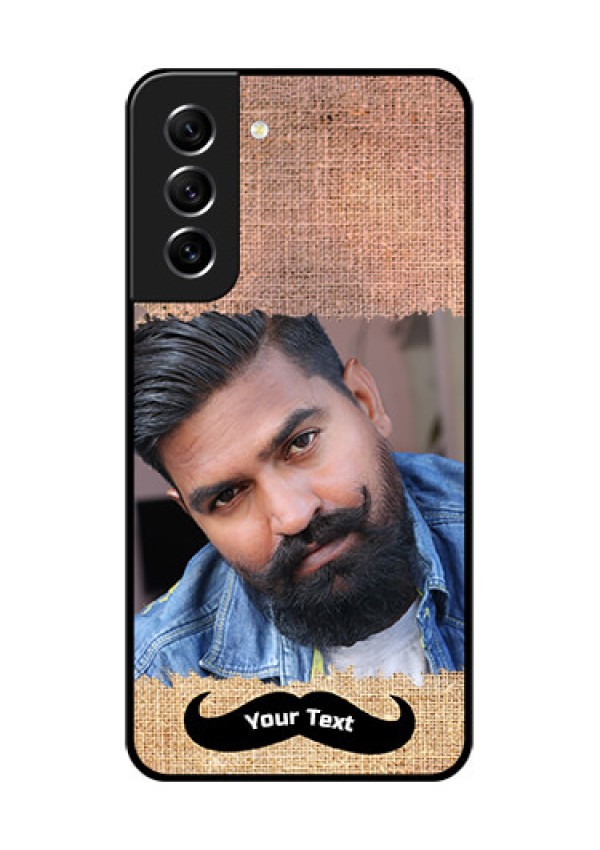 Galaxy S21 FE 5G Personalized Glass Phone Case - with Texture Design